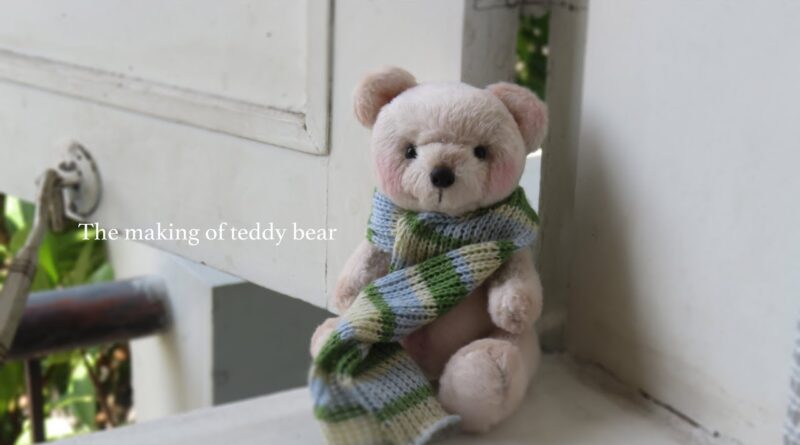 آموزش ساخت عروسک خرس پولیشی با الگو