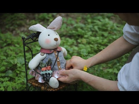 آموزش کامل برش و دوخت عروسک خرگوش پارچه ای