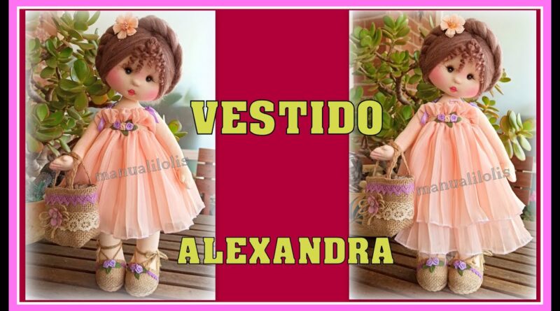 مجموعه ویدئوهای آموزشی ساخت عروسک الکساندرا