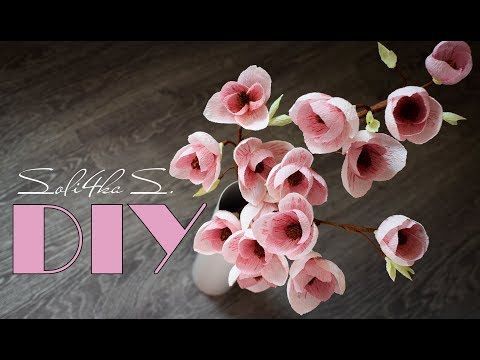آموزش کامل ساخت گل مگنولیا با کاغذ کشی همراه با ویدئو بیکلام