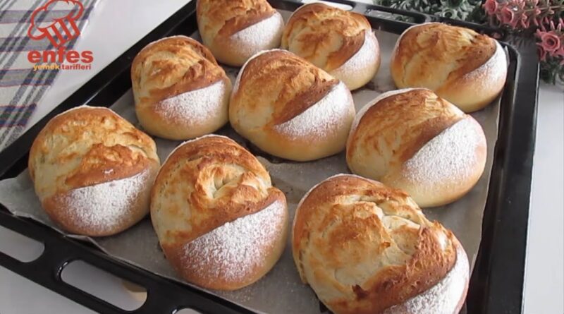 دستور پخت بهترین نان خانگی با مواد اولیه ساده ای که در هر خانه پیدا می شود!/معرفی دستورپخت های پرطرفدار جهان با ترجمه کامل