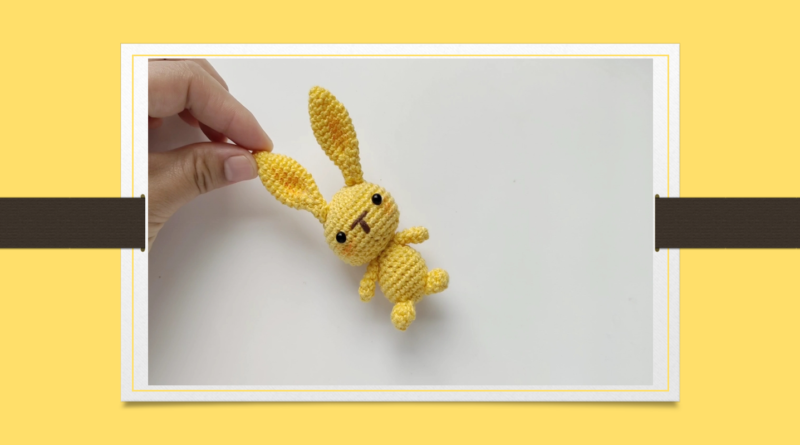 عروسک خرگوش کوچولوی قلاب بافی به زبان کره ای با ترجمه ی الگوی بافت